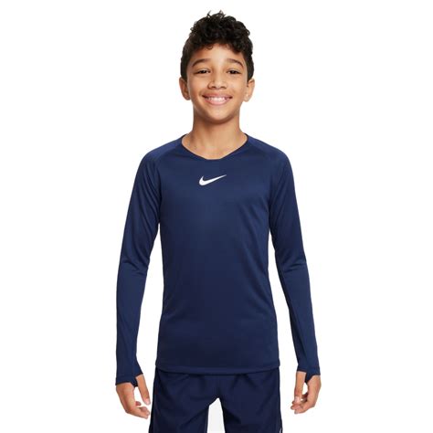 nike dri-fit park ondershirt lange mouwen kids donkerblauw|Boys Dri.